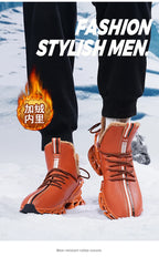 men boots 2024 New Winter Slippers Warm Men Shoes Waterproof Non-Slip Plush Sneakers Male tenis shoes Boots Men Sneakers Winter