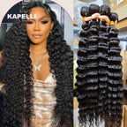 Burmese Curly Hair Bundles with Closure 4x4 13x4 Frontal Deep Wave Bundles Virgin Human Hair Vietnamese Raw Human Hair Extension