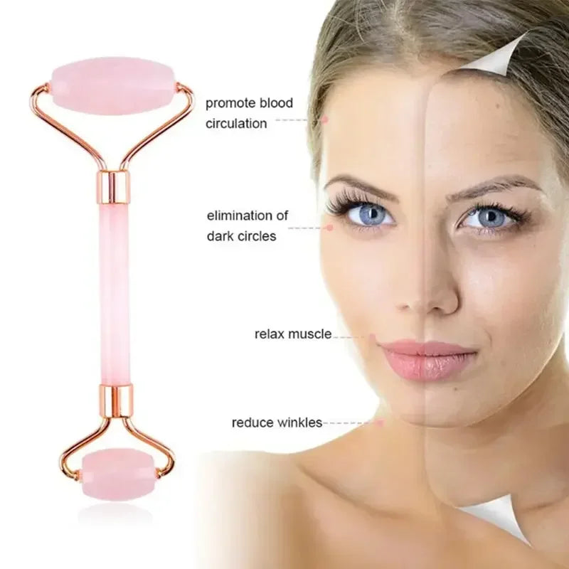 Jade Face Roller & Gua Sha Set