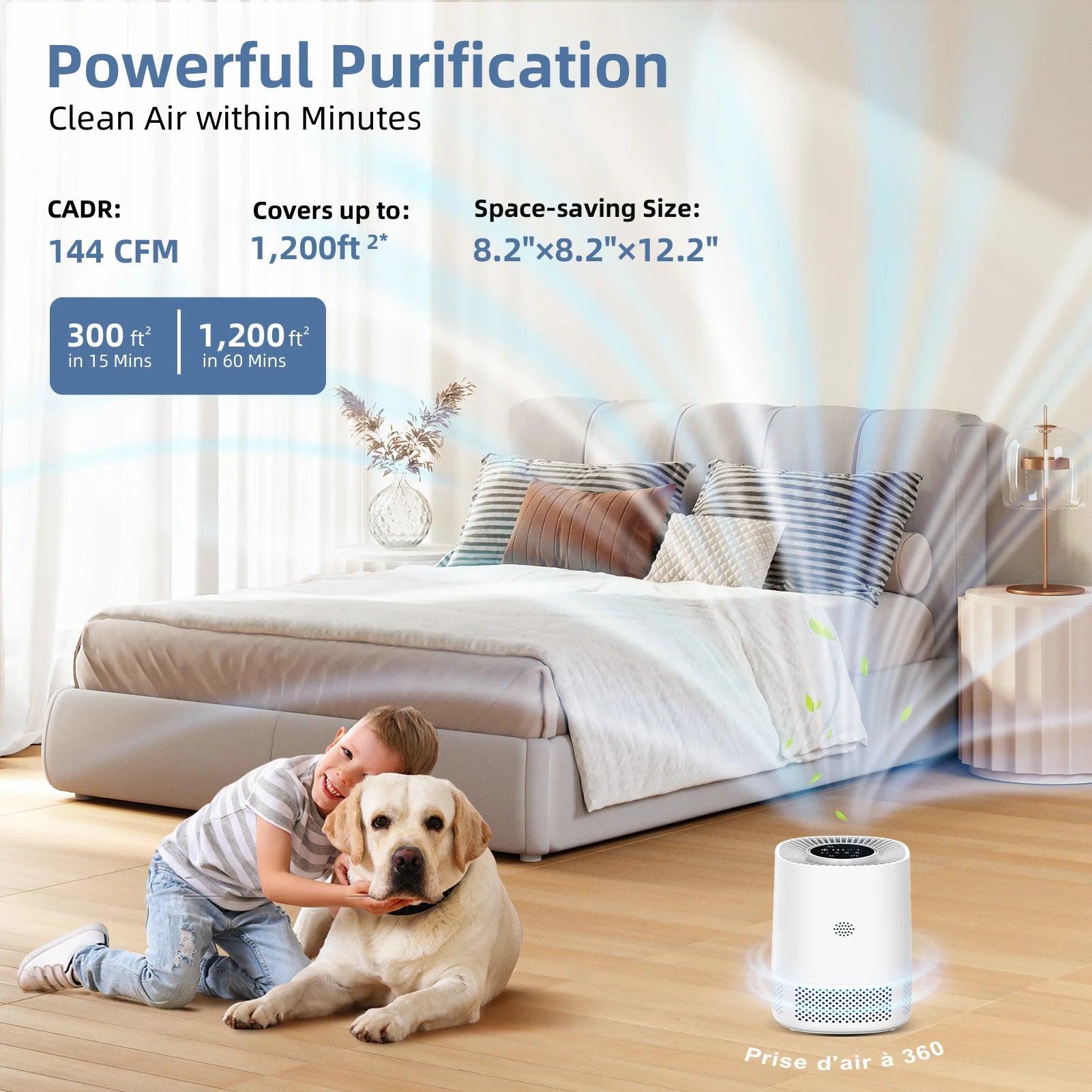 Air Quality Monitor Indoor Air Purifier