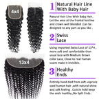 Burmese Curly Hair Bundles with Closure 4x4 13x4 Frontal Deep Wave Bundles Virgin Human Hair Vietnamese Raw Human Hair Extension
