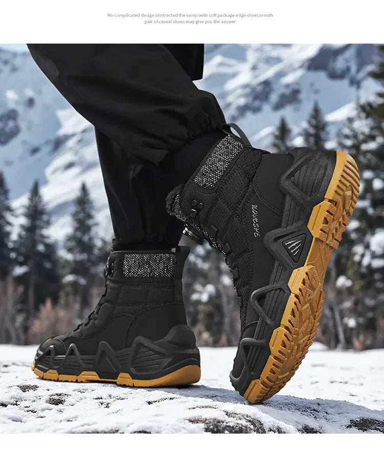 Men's Ultralight Tactical Desert Boots Outdoor Hiking Shoes Rugged Non-Slip Sole for Multi-Terrain Trekking Sport Activities