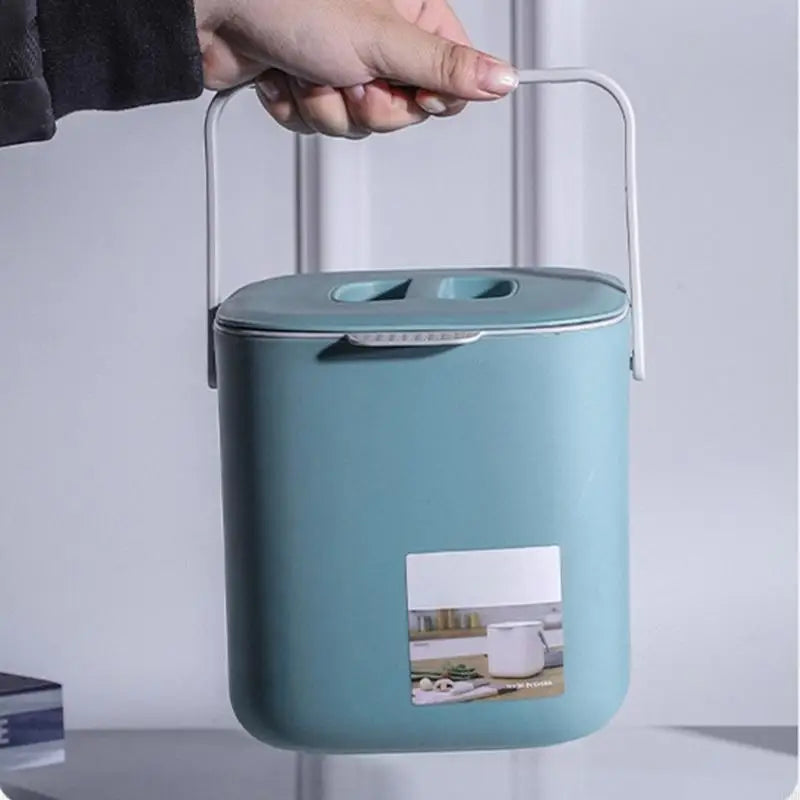 Kitchen Countertop Compost Bin with Lid Odor-Free