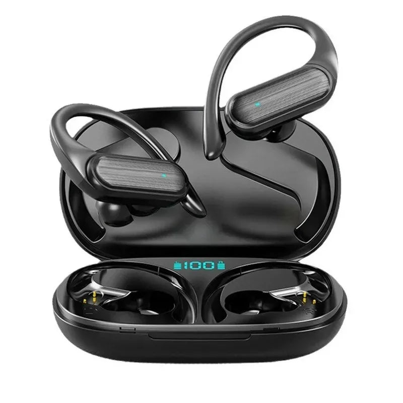 Open-Ear Bluetooth Earbuds with Charging Case