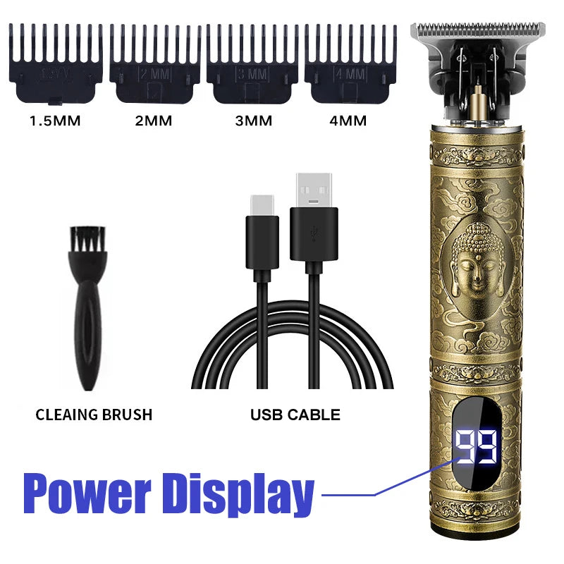 Cordless Hair Clipper Kit with Guide Combs