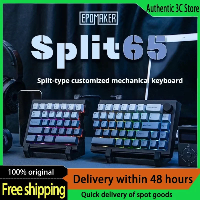 EPOMAKER Split65 Ergonomic Mechanical Keyboard Bluetooth