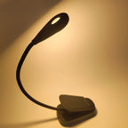 USB-C Rechargeable Clip-On Reading Light – Adjustable Brightness