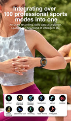LIGE New Waterproof Smart Watch 600mAh Outdoor Riding Smart Clock Compass Heart Rate Flashlight Bluetooth Call Sports Smartwatch