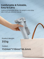 AXNEN AI Smartphone Gimbal 3-Axis Foldable Follow Focus Stabilizer with AI-Module Tripod Stand for Tiktok Vlog Video Photography