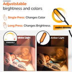 USB-C Rechargeable Clip-On Reading Light – Adjustable Brightness