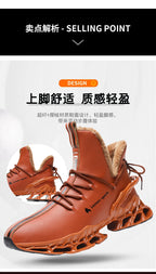 men boots 2024 New Winter Slippers Warm Men Shoes Waterproof Non-Slip Plush Sneakers Male tenis shoes Boots Men Sneakers Winter