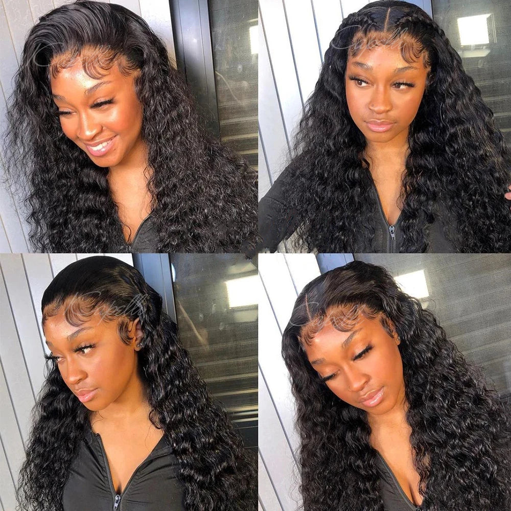 Burmese Curly Hair Bundles with Closure 4x4 13x4 Frontal Deep Wave Bundles Virgin Human Hair Vietnamese Raw Human Hair Extension