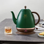 1500ml Electric Kettle Household Quick Boiling Kettle Long Spout Tea Kettle Retro Automatic Thermos Kettle Kitchen Tool 220V