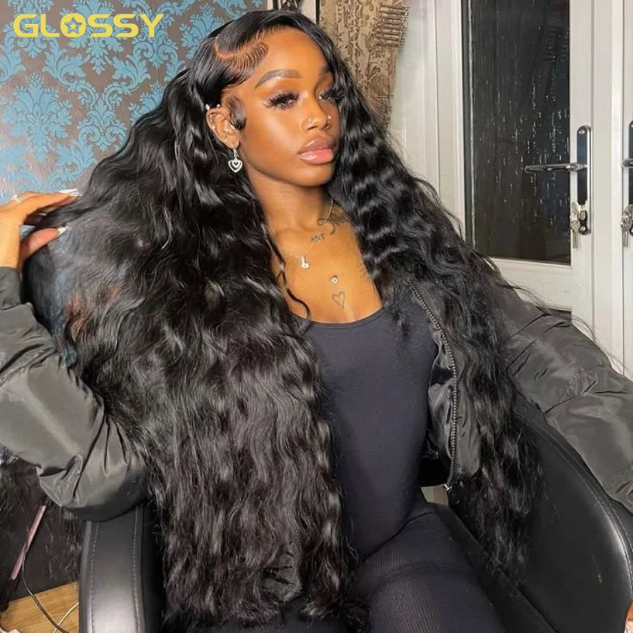 300 Density Loose Deep Wave 13x6 Hd Lace Front Human Hair Wig For Women Brazilian Curly Glueless Wigs On Clearance Sale 30 inch