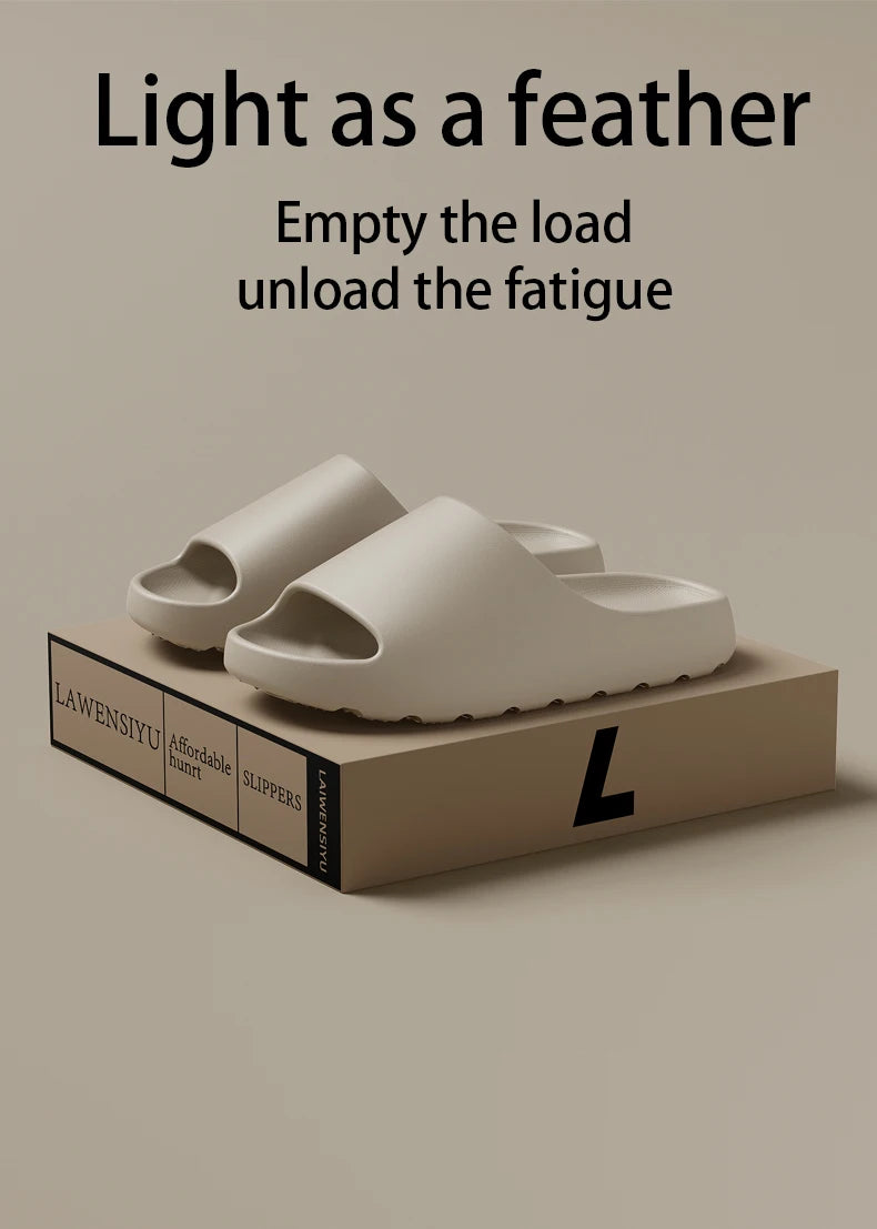 Lightweight EVA Anti-Slip Cloud Slippers