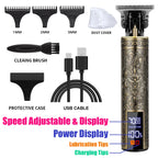 Cordless Hair Clipper Kit with Guide Combs