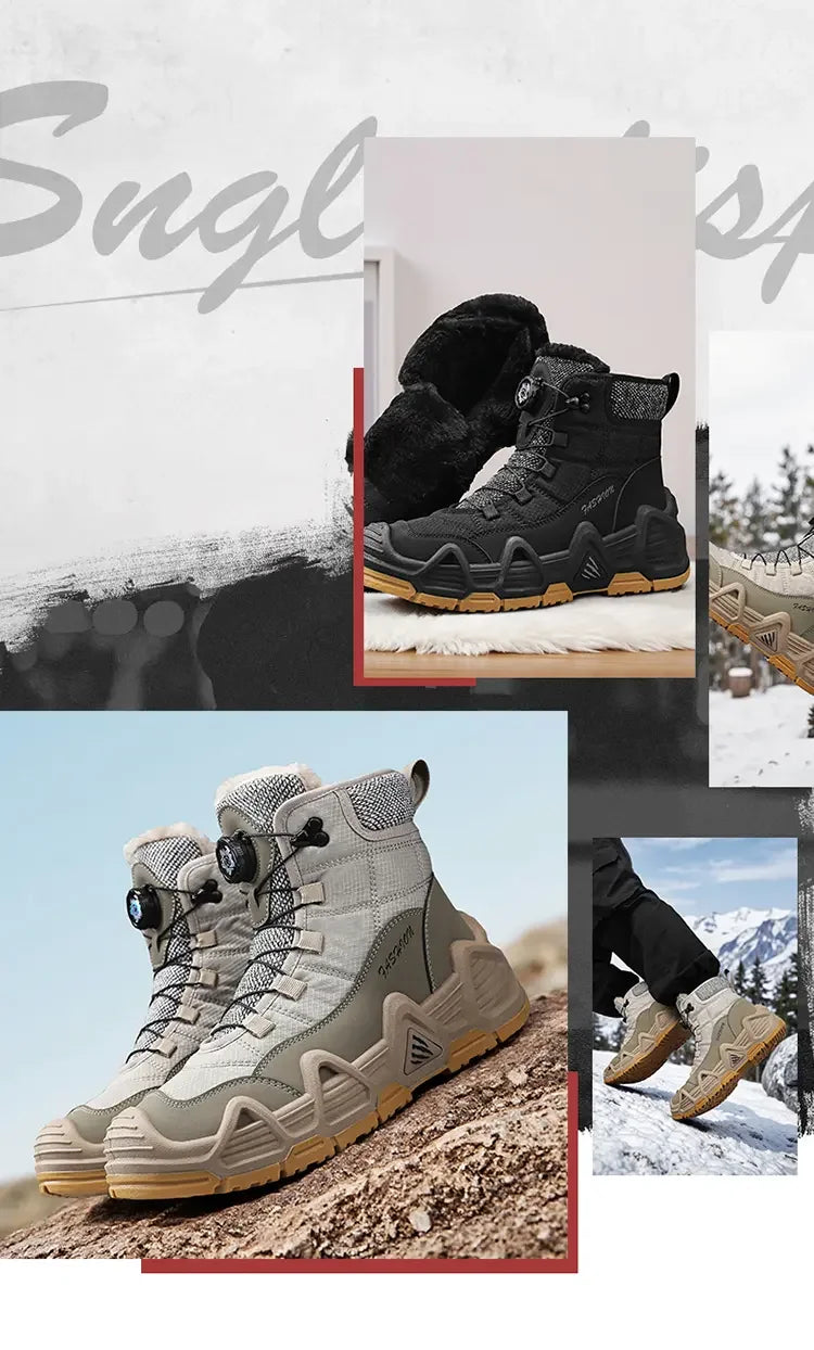 Men's Ultralight Tactical Desert Boots Outdoor Hiking Shoes Rugged Non-Slip Sole for Multi-Terrain Trekking Sport Activities