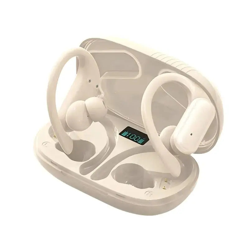 Open-Ear Bluetooth Earbuds with Charging Case