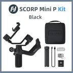 FeiyuTech Scorp Mini-P Kit 3 Axis Smartphone Gimbal, AI Tracker, Fill Light, for iPhone 16 Pro Max and Android Stabilizer
