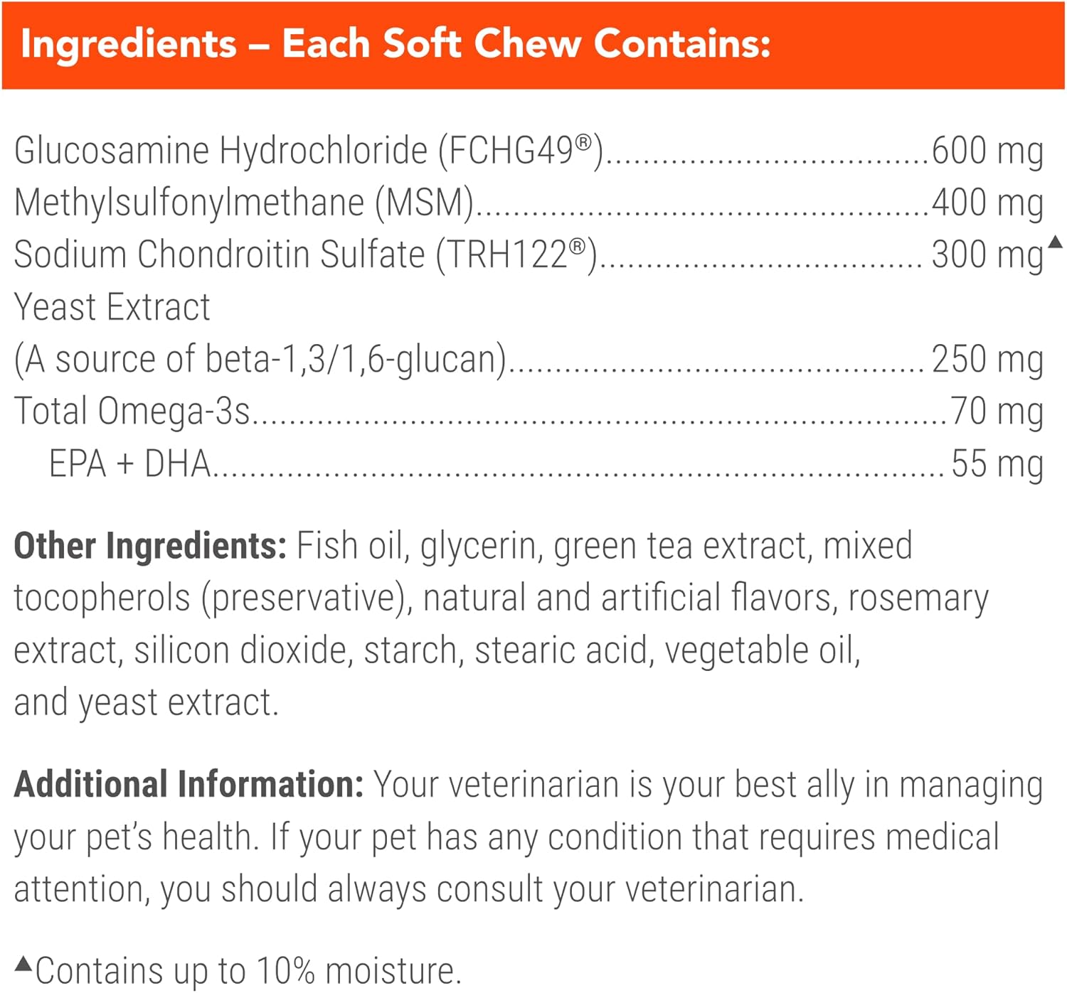 Cosequin Senior Dog Joint Supplement with Glucosamine