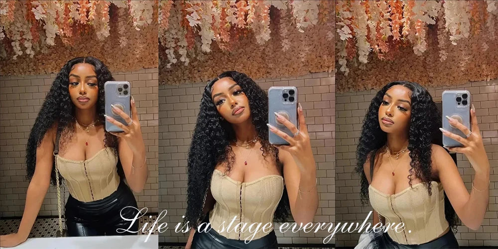 Burmese Curly Hair Bundles with Closure 4x4 13x4 Frontal Deep Wave Bundles Virgin Human Hair Vietnamese Raw Human Hair Extension