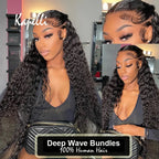 Burmese Curly Hair Bundles with Closure 4x4 13x4 Frontal Deep Wave Bundles Virgin Human Hair Vietnamese Raw Human Hair Extension