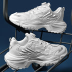 New Rotary Buckle Men's Trendy Sneakers Chunky Men Running Shoes Women Thick Bottom Jogging Footwear Couple Street Shoes