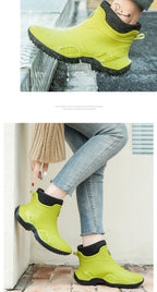 Winter Waterproof Fleece-Lined Rain Boots (Men & Women)
