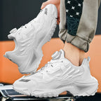 New Rotary Buckle Men's Trendy Sneakers Chunky Men Running Shoes Women Thick Bottom Jogging Footwear Couple Street Shoes
