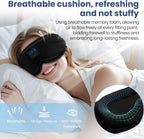 HILDCROA Bluetooth Sleep Mask with Headphones