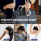 HILDCROA Bluetooth Sleep Mask with Headphones