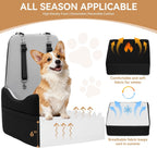 PETSFIT Dog Car Seat for Small & Medium Dogs – 35 lbs