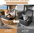 PETSFIT Dog Car Seat for Small & Medium Dogs – 35 lbs