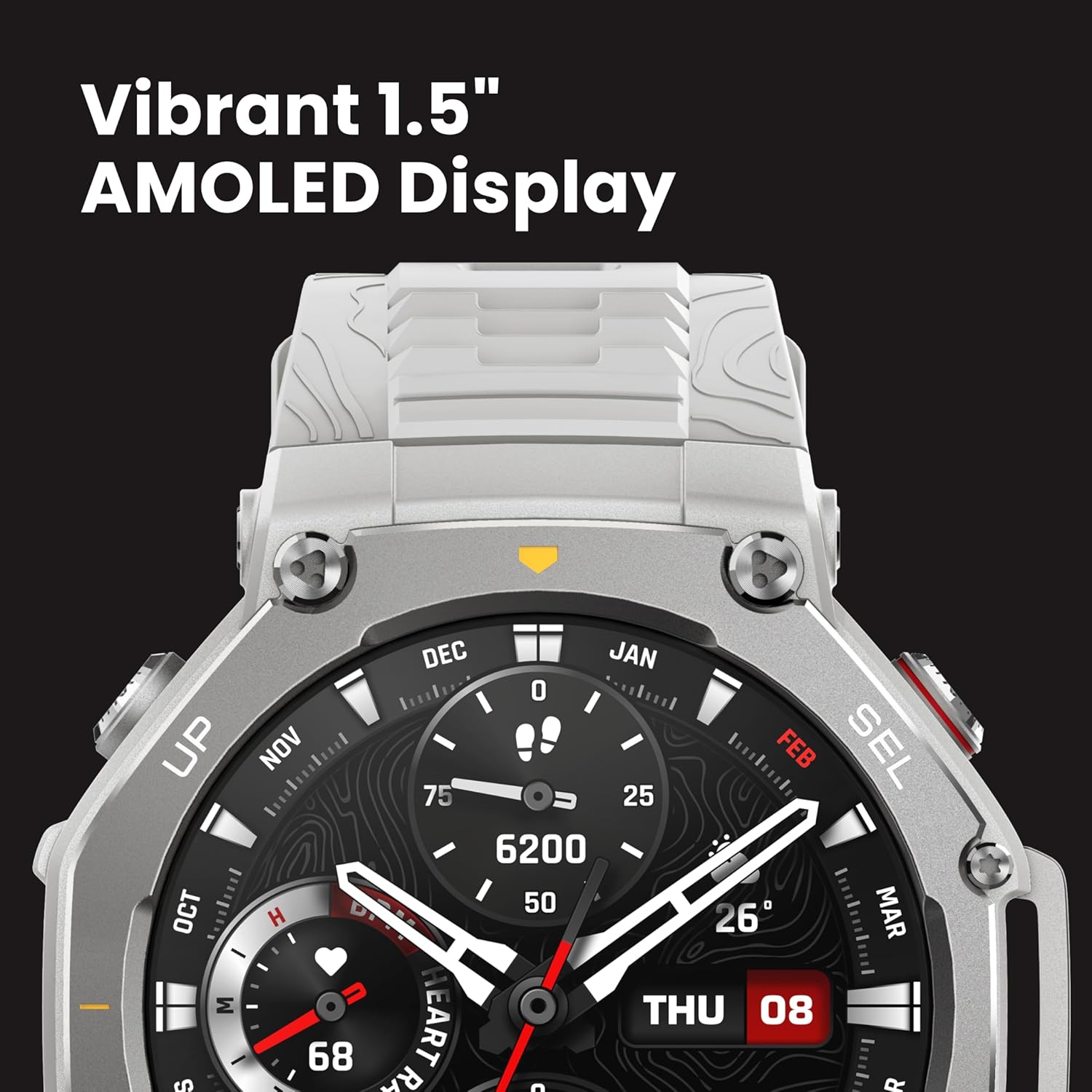 Amazfit T-Rex 3 Rugged Fitness Watch (170+ Modes)