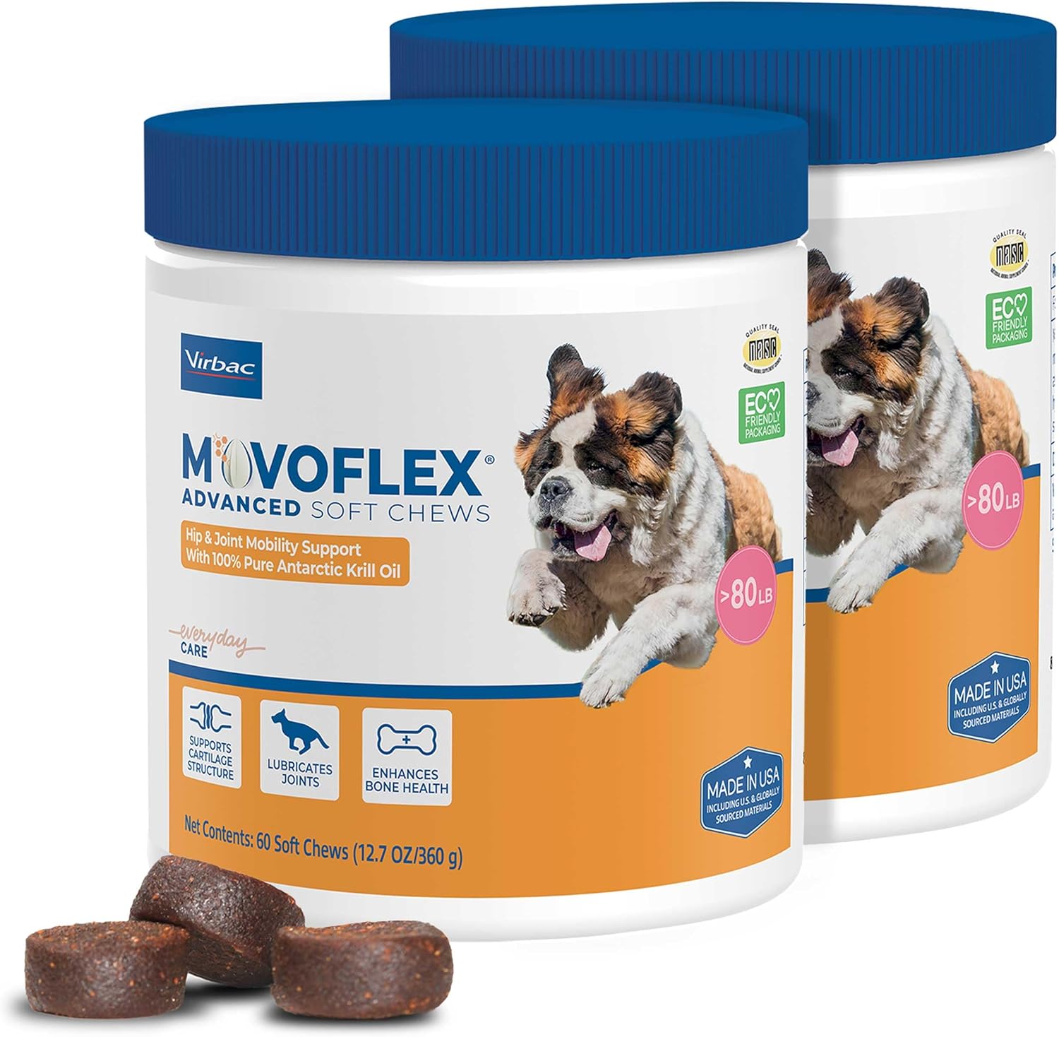 Movoflex Advanced Dog Joint Supplement – 120 Ct