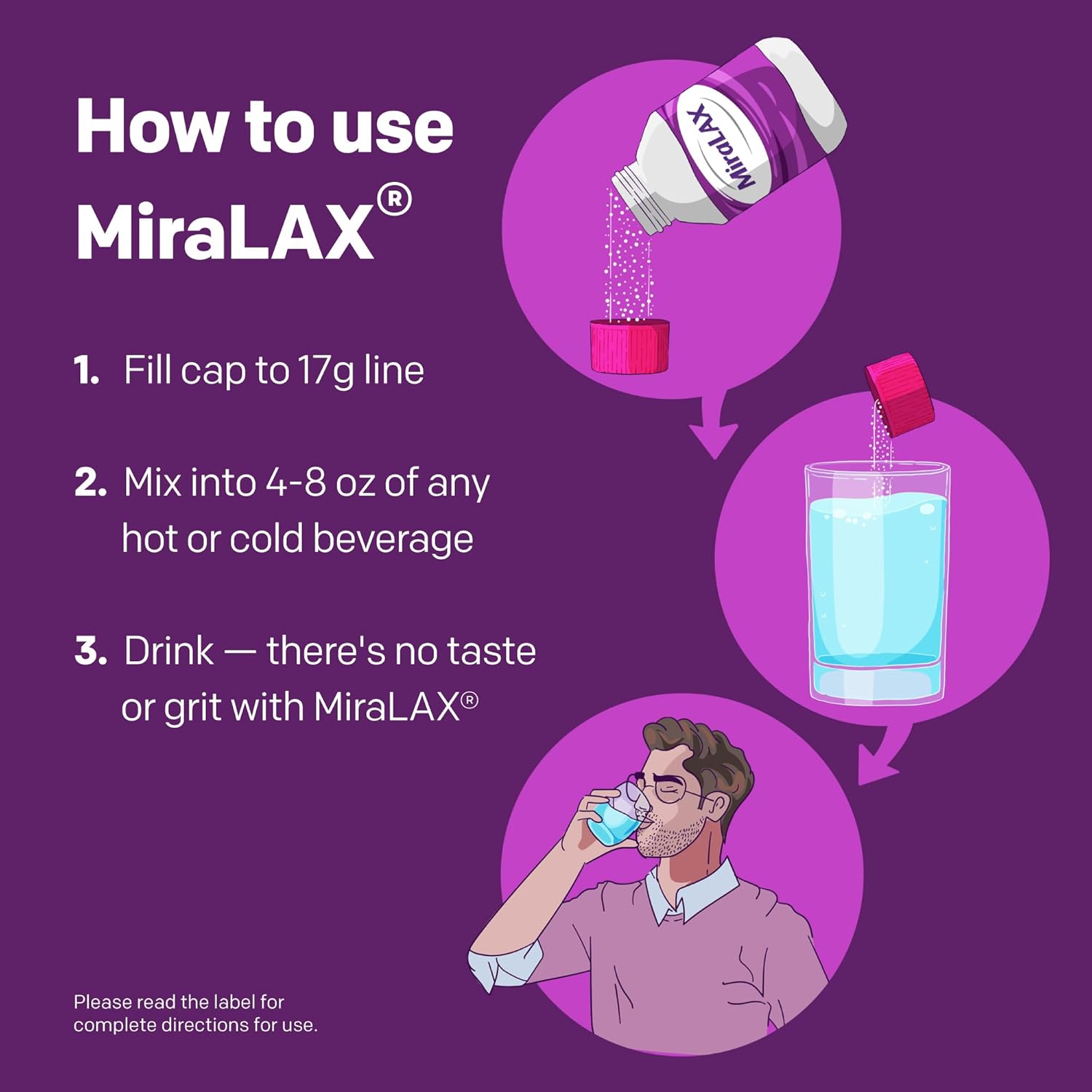 MiraLAX Osmotic Laxative Powder (45 Dose)