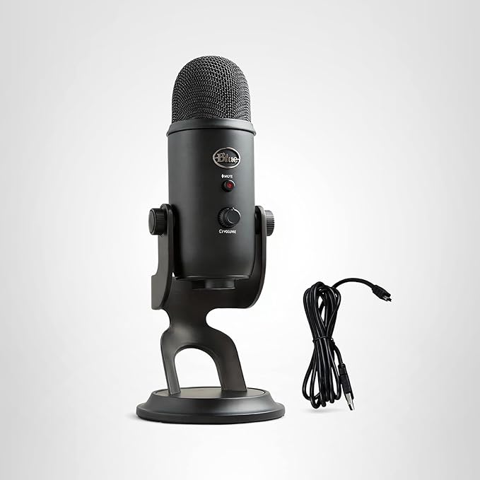 Logitech Blue Yeti USB Mic for Streaming & Podcasting