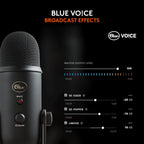 Logitech Blue Yeti USB Mic for Streaming & Podcasting