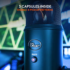 Logitech Blue Yeti USB Mic for Streaming & Podcasting