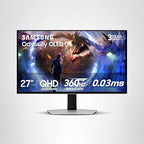 Samsung Odyssey OLED G6 27” QHD Gaming Monitor – QD-OLED, 360Hz, 0.03ms