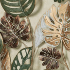 Touch of Class Tropical Leaf Wall Sculpture (Green & Gold)