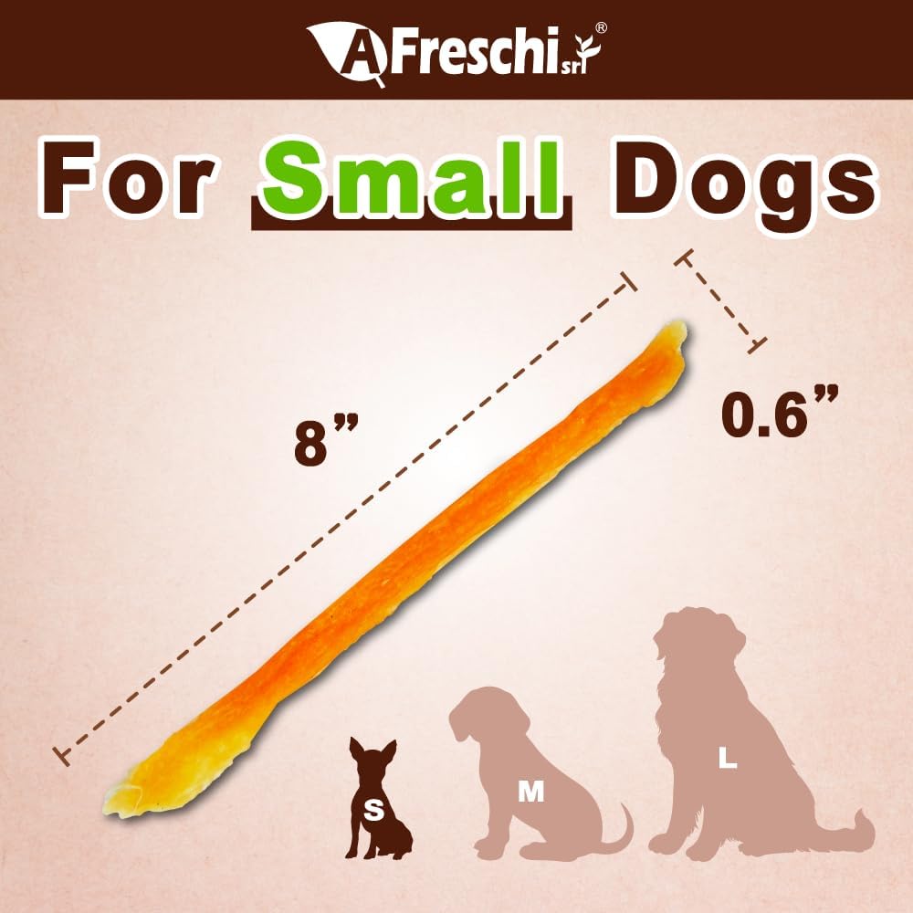 Natural Turkey Tendons for Small Dogs (10 Ct)