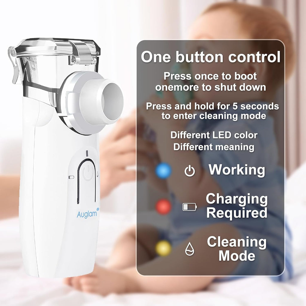Portable Nebulizer Machine, Dual Mode, Travel Friendly