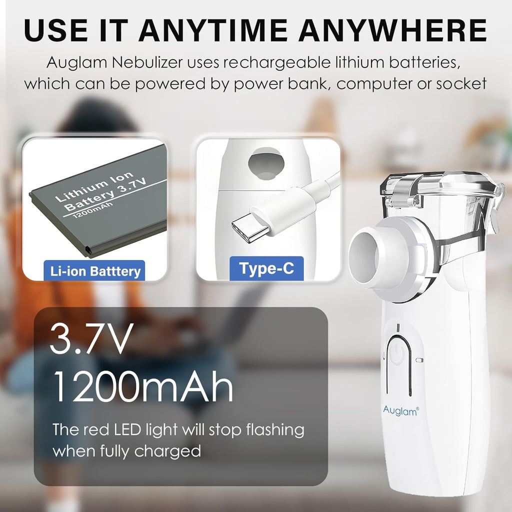 Portable Nebulizer Machine, Dual Mode, Travel Friendly