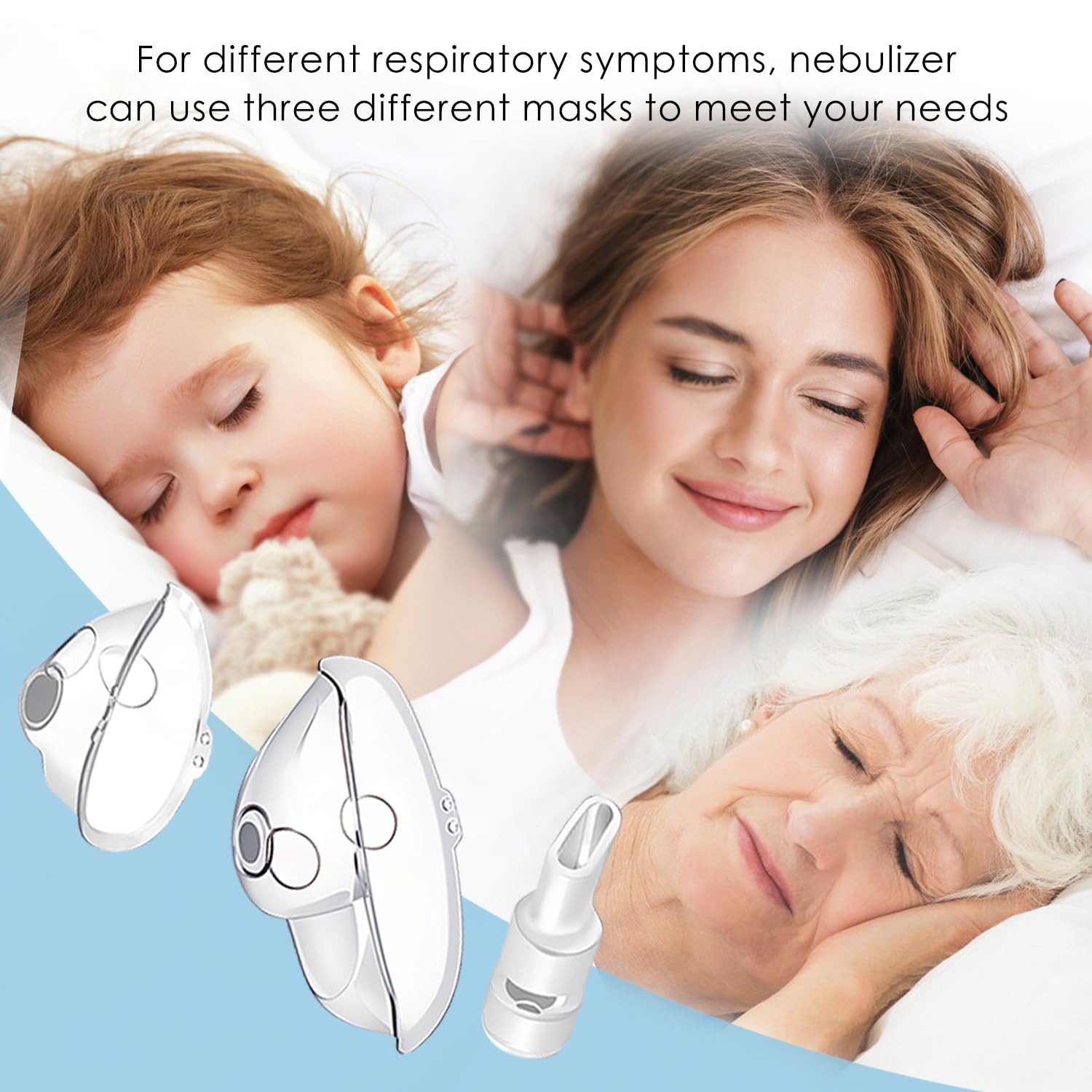 Portable Nebulizer Machine, Dual Mode, Travel Friendly
