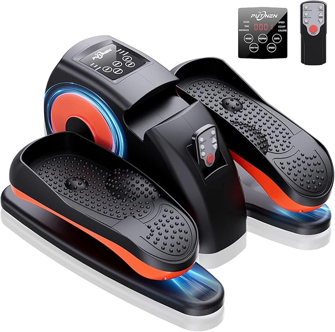 Under Desk Electric Elliptical for Seniors – Quiet, Remote Control