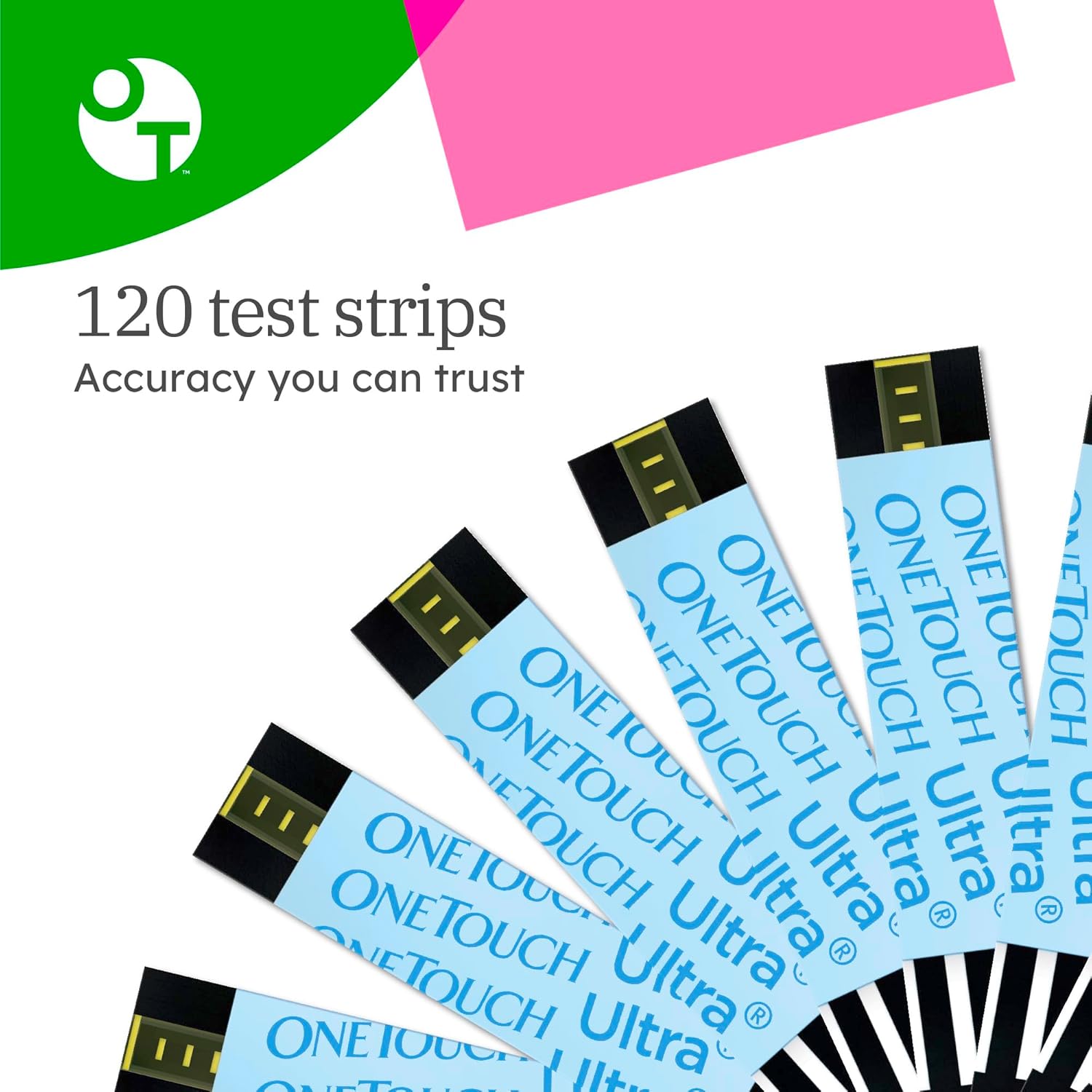OneTouch Ultra Blood Glucose Test Strips, 120 Ct