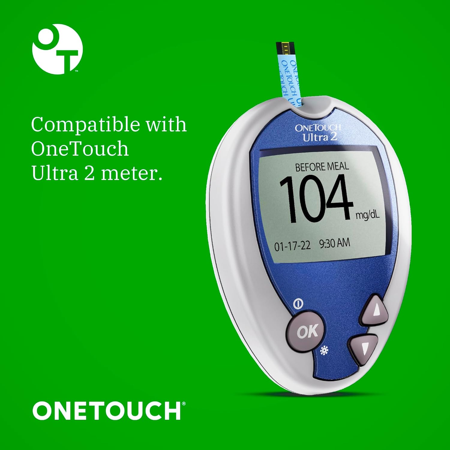 OneTouch Ultra Blood Glucose Test Strips, 120 Ct