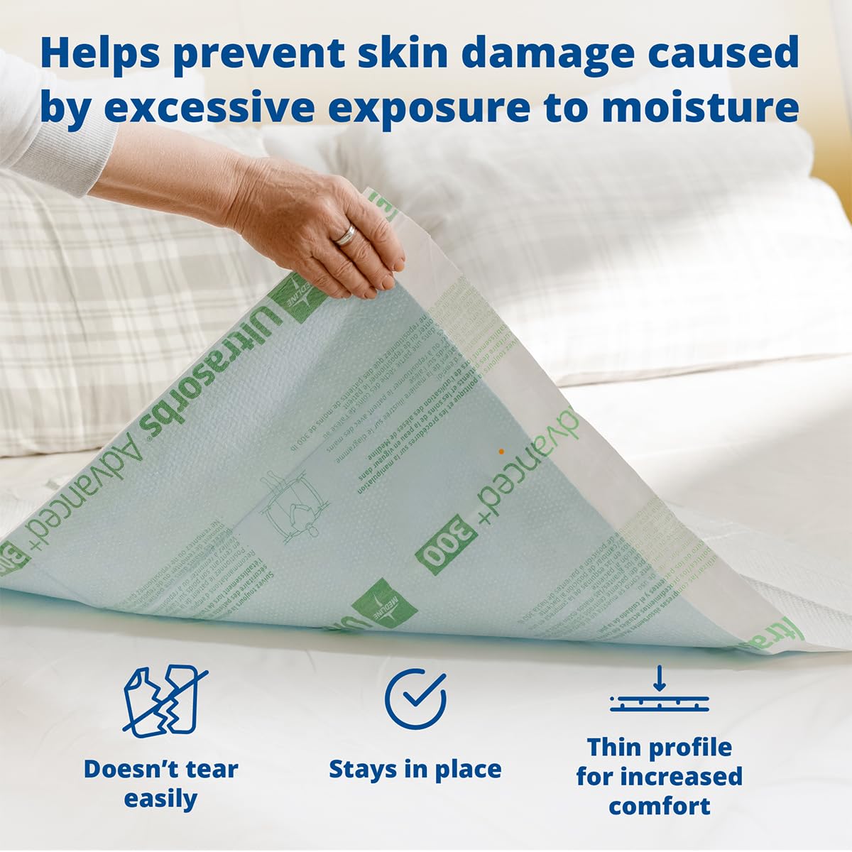 Medline Ultrasorbs Heavy-Duty Bed Pads (40 Count)