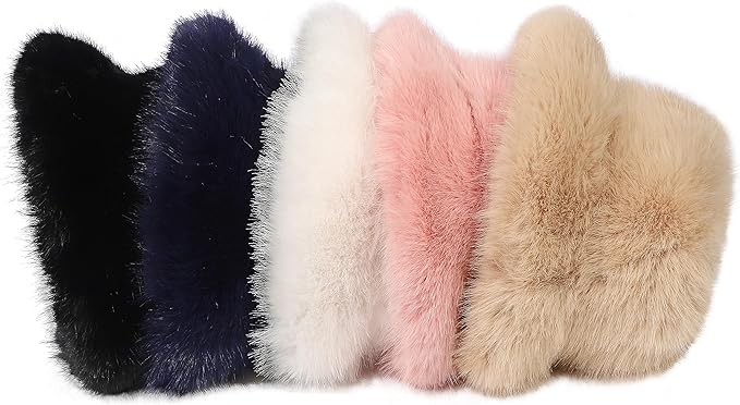 LA CARRIE Women’s Fuzzy Faux Fur Bucket Hat